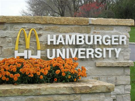 hamburger university mcdonald's